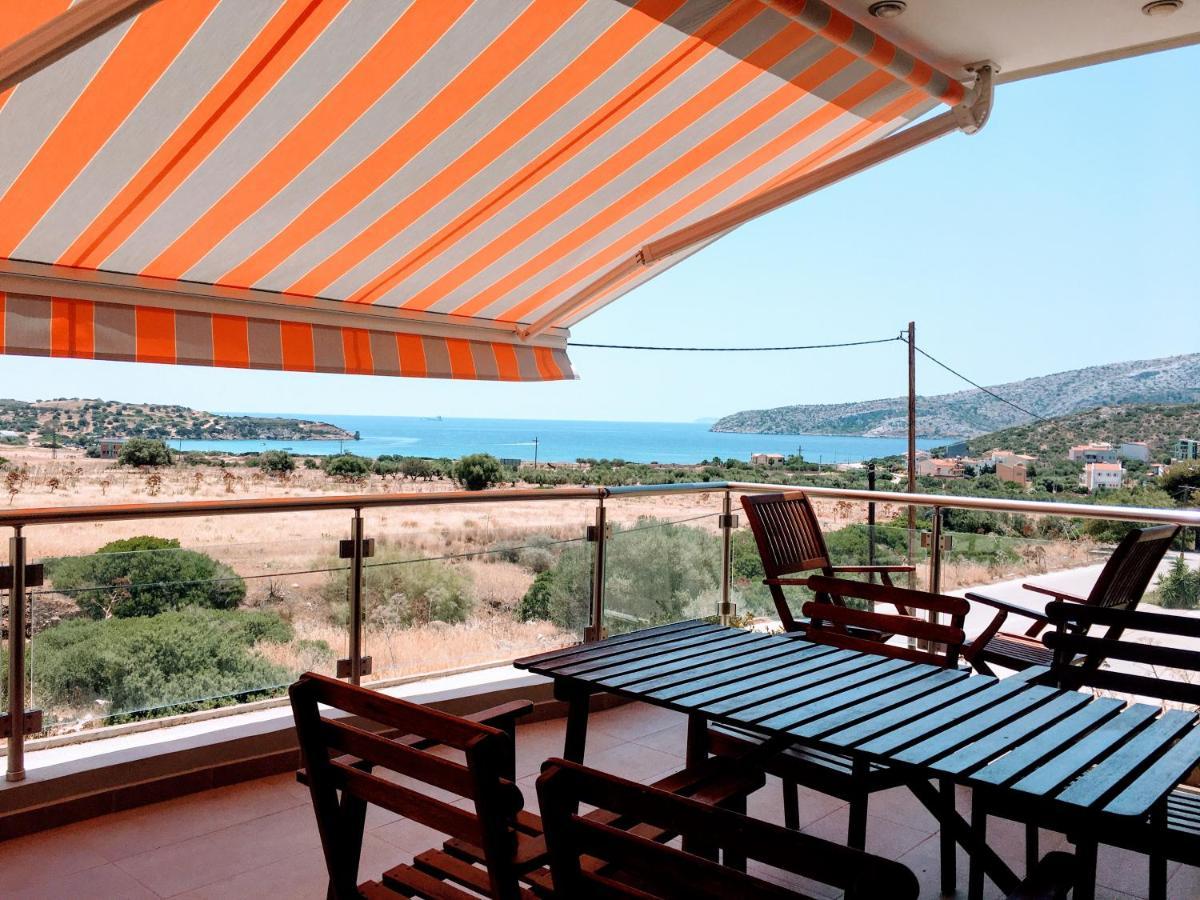 Sandra'S Sea View At Sounio Kaap Soenion Buitenkant foto