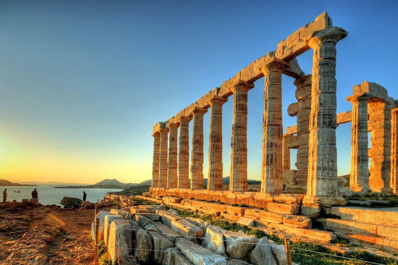 Sandra'S Sea View At Sounio Kaap Soenion Buitenkant foto